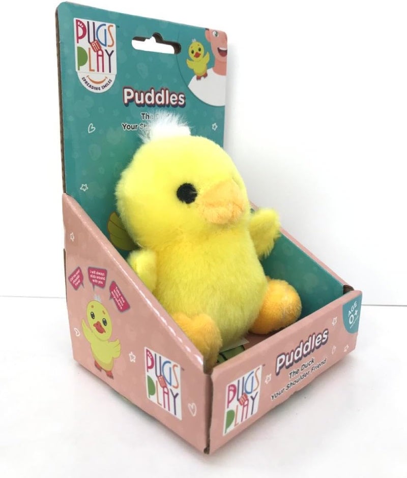 Pugs At Play Shoulder Buddy Puddles 4-Inch - Image 2